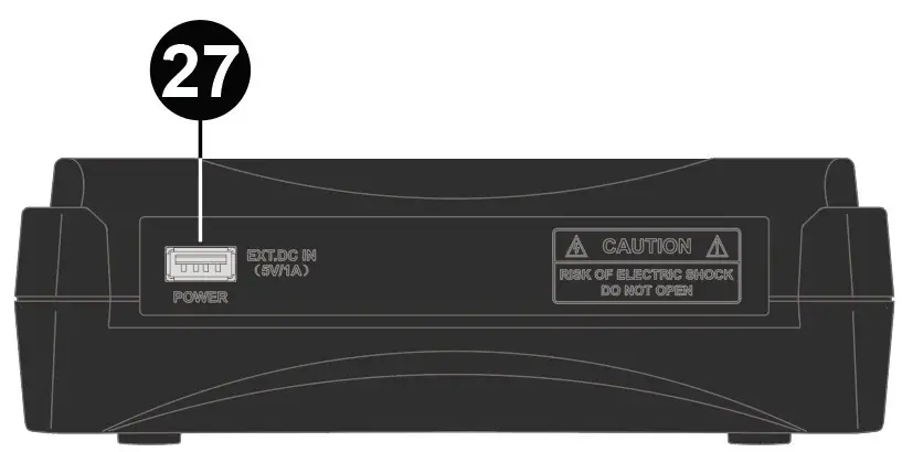 VONYX 172 580 VMM P500 4Music Mixer 4Ch BT MP3 US - CONTROL ELEMENTS 2