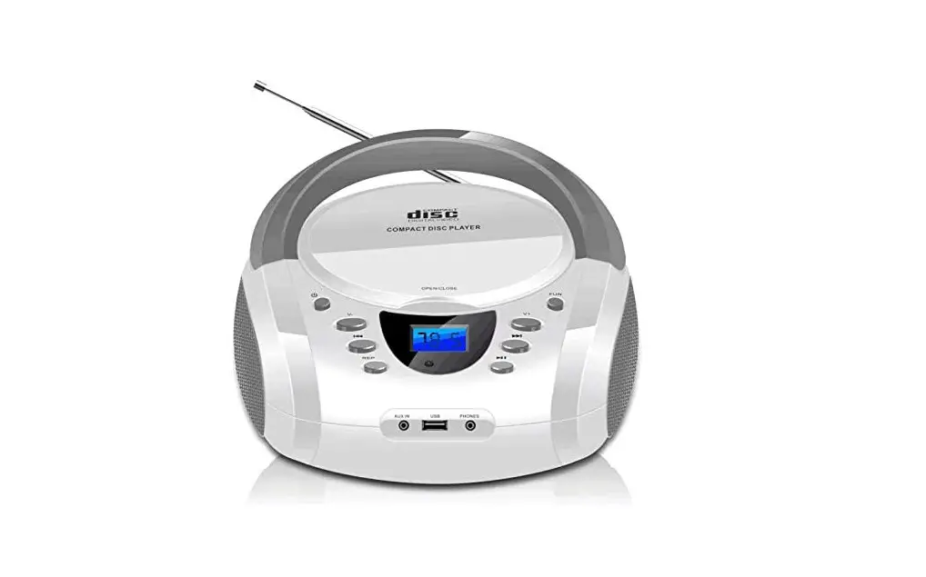 Lonpoo Cd Player Portable Boombox With Fm Radio/usb/bluetooth/aux Input-instructions Guide