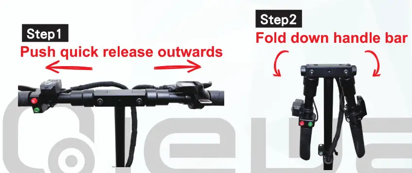 Qiewa Electric Sccooter Q1 Hummer Chaching Folding 1