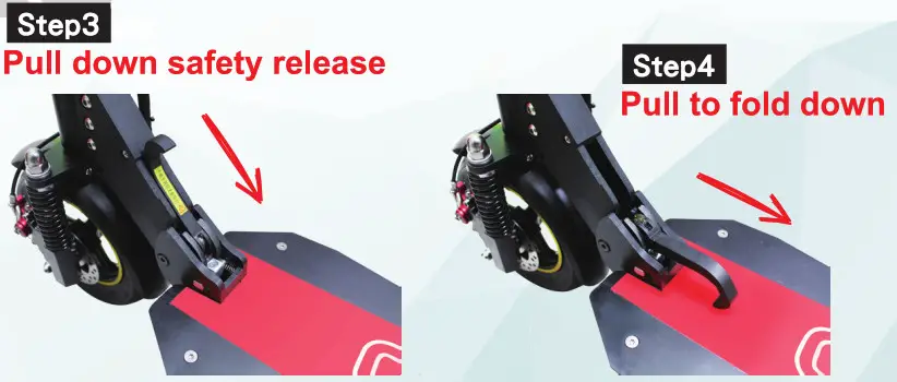 Qiewa Electric Sccooter Q1 Hummer Chaching Folding 2