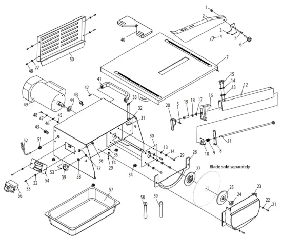 CHICAGO ELECTRIC 69231 7 Inch Portable Wet Cutting Tile Saw - sold separately1