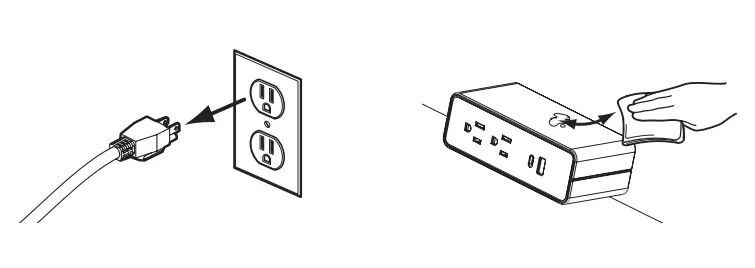 Humanscale-NeatHub-charging-options-with-four-power-ports-Plug-3