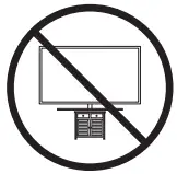 SAMSUNG UE50TU7020W 50 Inch 4K Ultra HD Smart TV - Caution