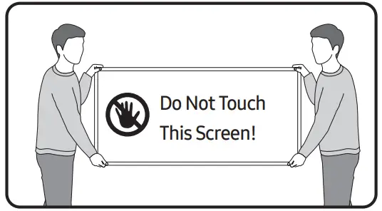 SAMSUNG UE50TU7020W 50 Inch 4K Ultra HD Smart TV - damaged from