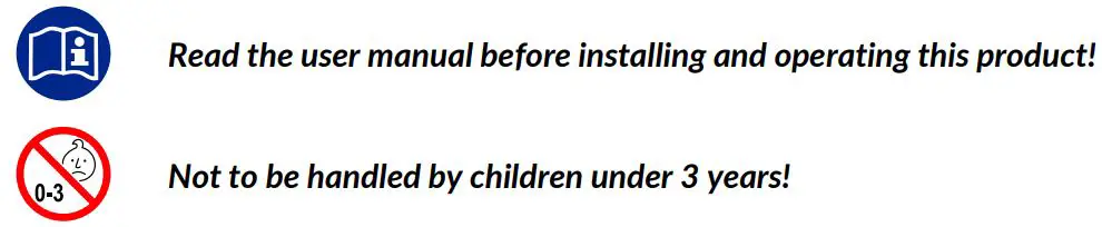 tiko Sense-3 Temperature and Humidity Sensor User Manual - Hazard Risk icon