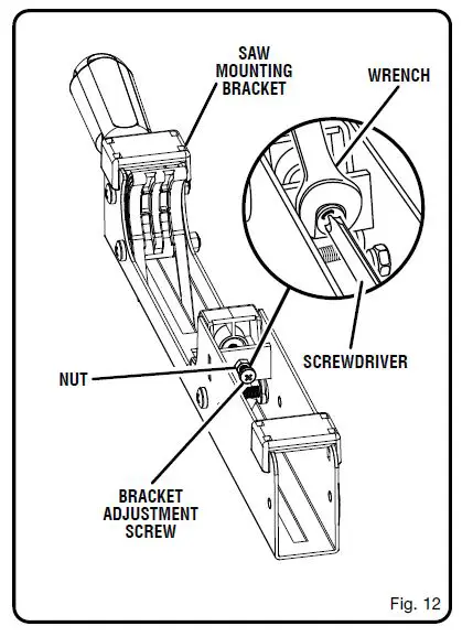 RYOBI A18MS01 Miter Saw Stand fig 11