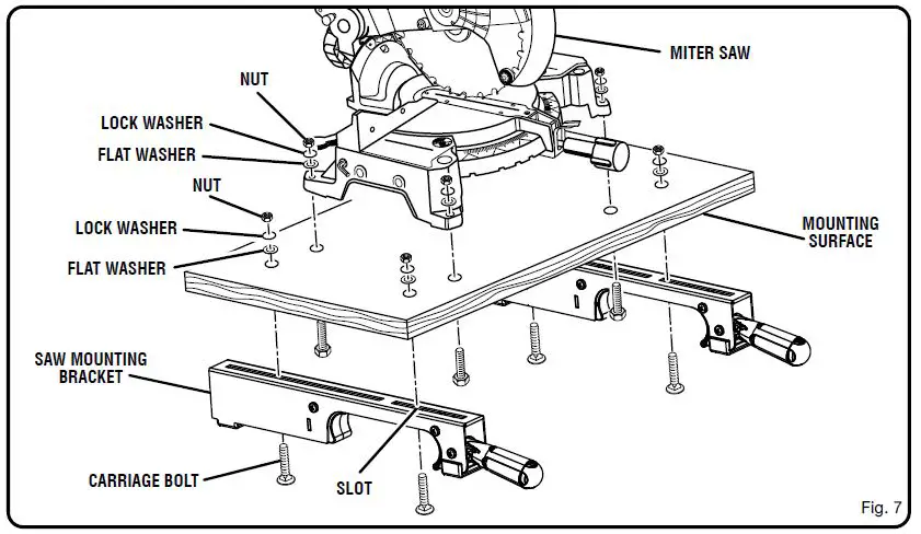 RYOBI A18MS01 Miter Saw Stand fig 6