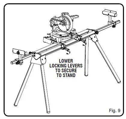RYOBI A18MS01 Miter Saw Stand fig 8
