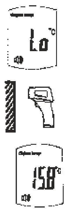 GLEN LZX-F16682 Infrared Thermometer User Guide - As object Thermometer