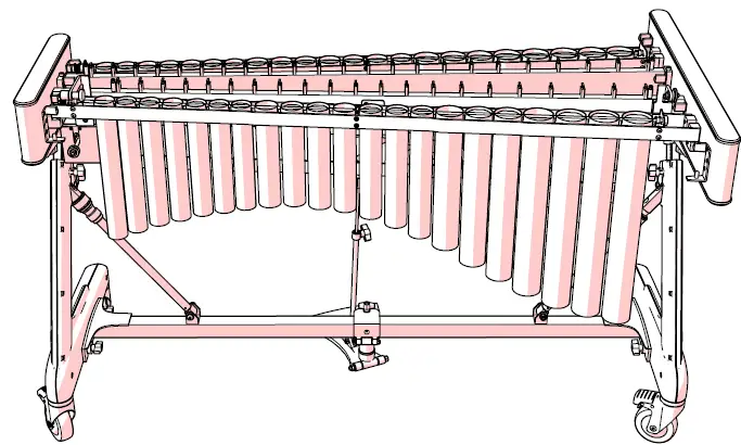 ADAMS ADM-VSWA31S Apex Frame 3.1 Octave Soloist Vibraphone with Motor 33