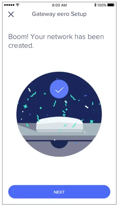 eero N010001 AX1800 Dual Band Mesh WiFi 6 Router - app1
