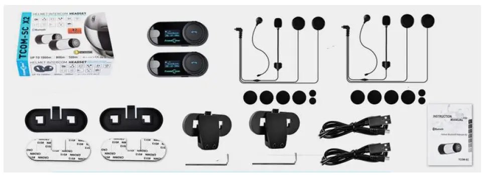 FreedConn TCOM-SC Motorcycle Bluetooth Headset fig 2