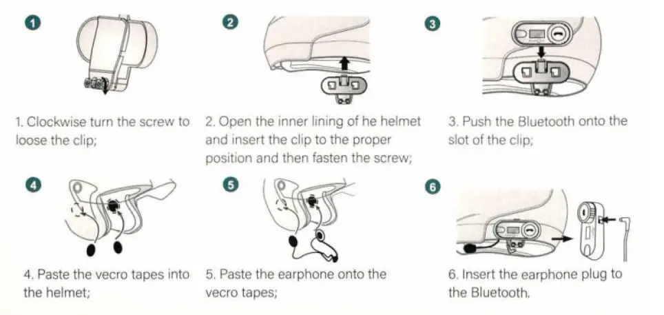 FreedConn TCOM-SC Motorcycle Bluetooth Headset fig 3