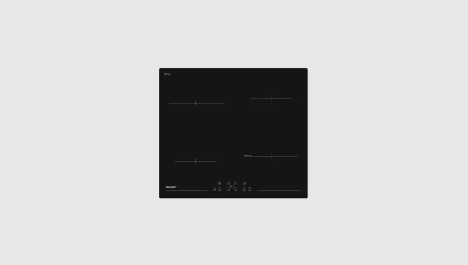 Sharp Kh-6i45ft00-eu Built-in Induction Hob User Manual