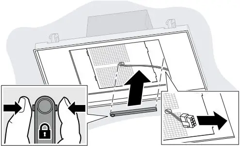 NEFF Ceiling Ventilation Instruction Manual - Connect the cable