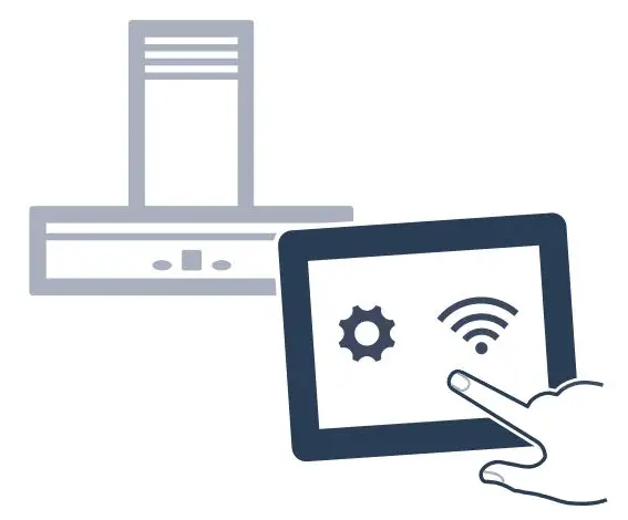 NEFF Ceiling Ventilation Instruction Manual - Manual registration in the home network