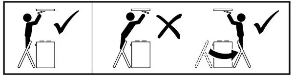 NEFF Ceiling Ventilation Instruction Manual - Removing metal grease filter