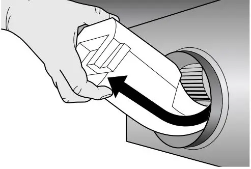 NEFF Ceiling Ventilation Instruction Manual - Tilt the transport lock slightly upwards
