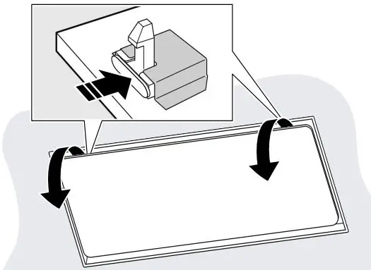 NEFF Ceiling Ventilation Instruction Manual - lock on the filter cover