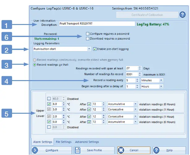 LogTag-.USRIC-Series USRIC-4-USB-Temperature-Data-Logger-fig-1