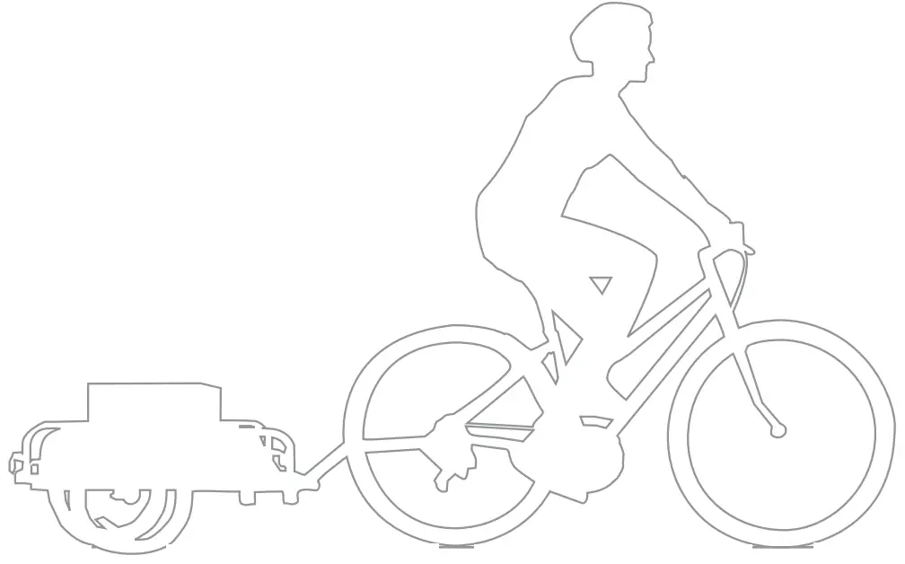 BURLEY 945203 Flatbed Flatbed Cargo Trailer