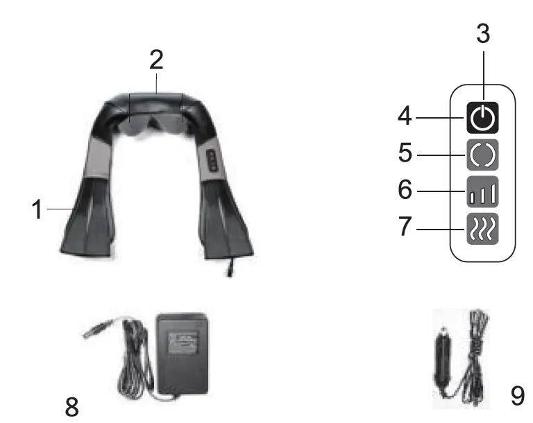 Nekteck LMS-801 3D Kneading Massager with Heat -2
