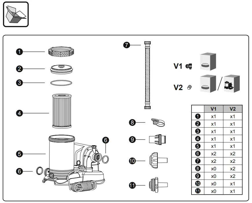 BESTWAY 9463L Standard Filter Pump-2