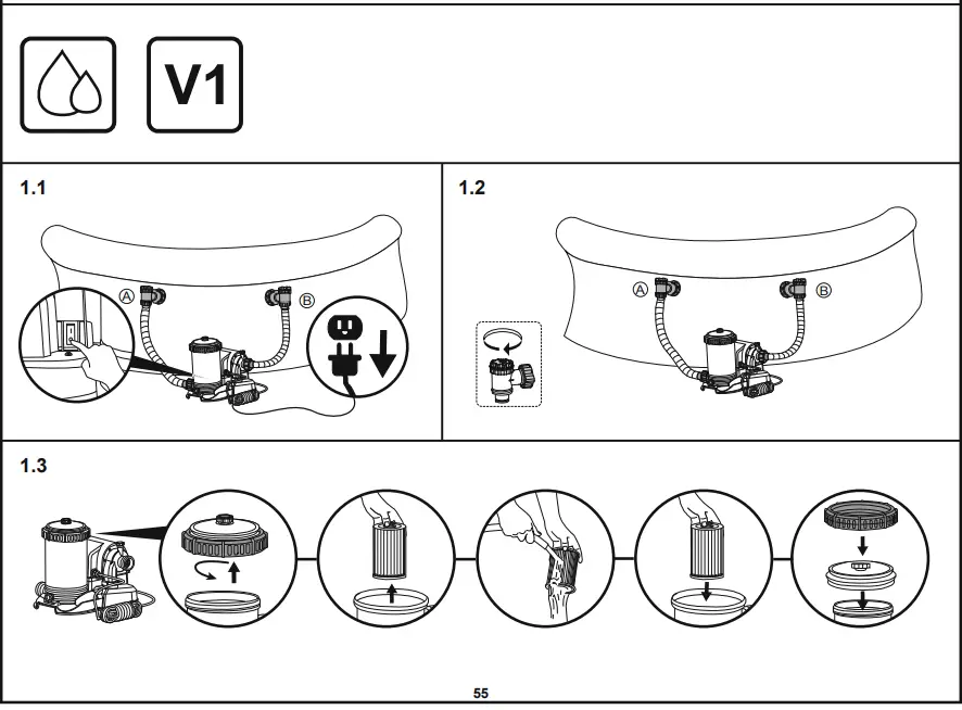 BESTWAY 9463L Standard Filter Pump-5