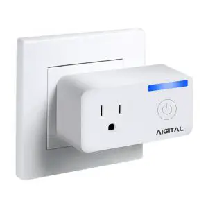 FIG 1 Please plug Aigital WiFi Smart Socket into home outlet