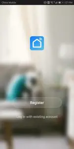 FIG 3 Register a Smart Life account.