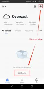 FIG 4 Add devices into Smart Life APP.