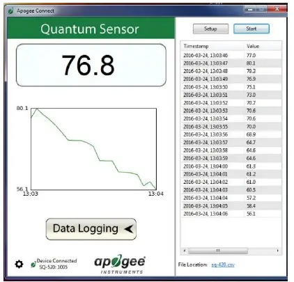 apogee INSTRUMENTS SQ-616 EPAR Sensor fig 20