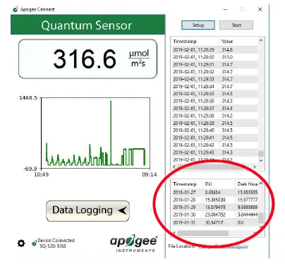 apogee INSTRUMENTS SQ-616 EPAR Sensor fig 25