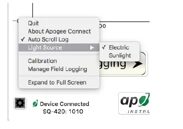 apogee INSTRUMENTS SQ-616 EPAR Sensor fig 29