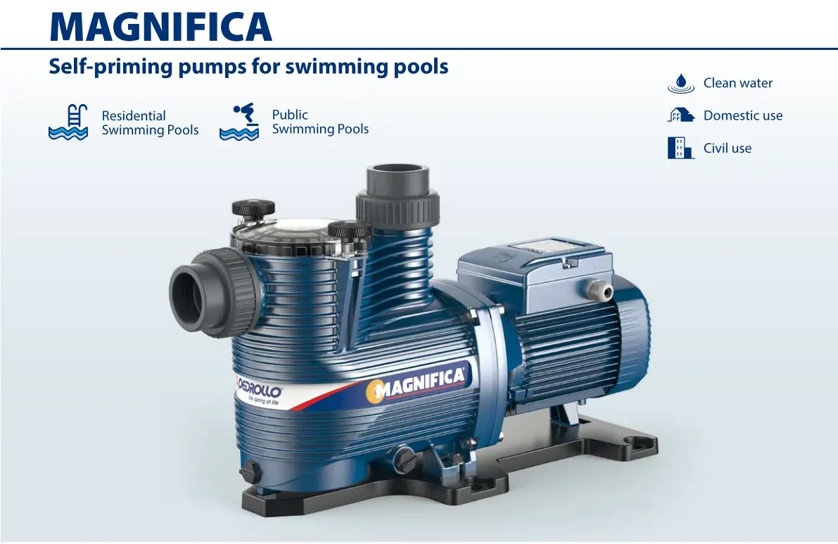 pedrollo MAGNIFICA Self Priming Water Pumps Instructions