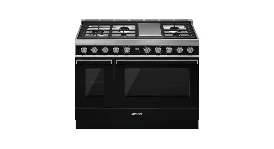 Smeg Cpf48ugmbl Portofino 48 Inch Black Dual Fuel Range Instructions