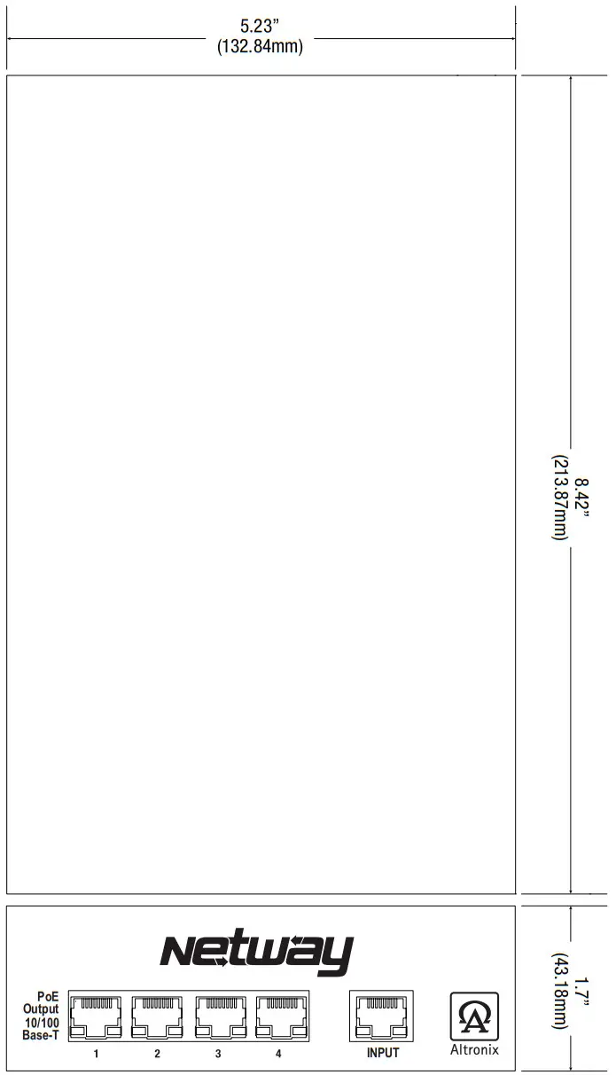 Altronix NetWay4ES Series PoE Solutions - Figure 3