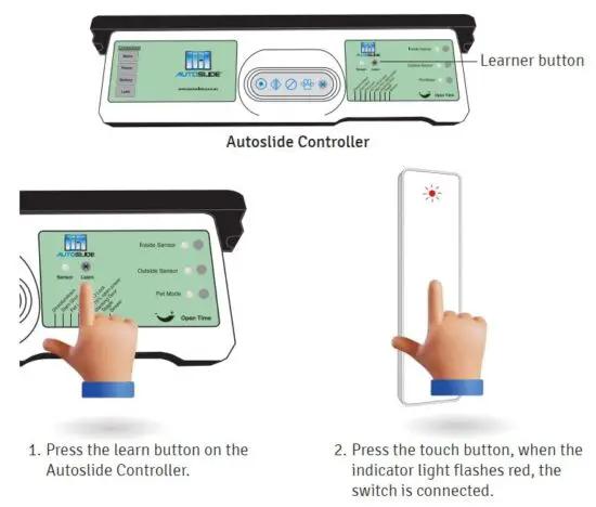 FIG 3 How to connect to Autoslide Controller