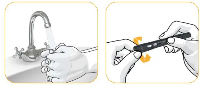 ACCU-CHEK 22326902 FastClix Lancing Device for Diabetic Blood Glucose Testing FIG 2