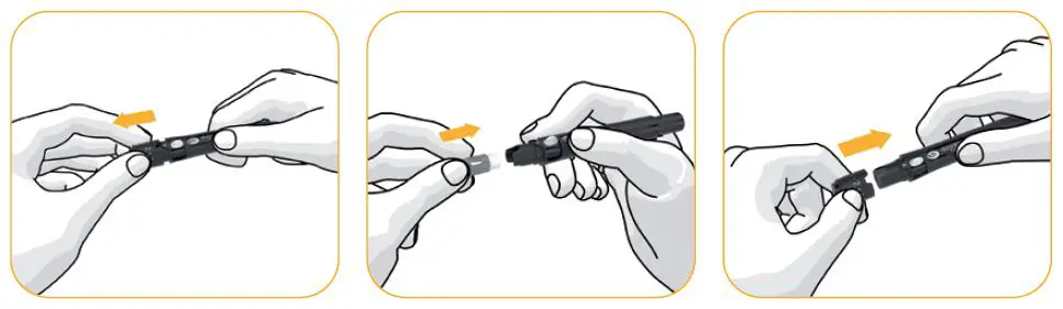 ACCU-CHEK 22326902 FastClix Lancing Device for Diabetic Blood Glucose Testing FIG 3