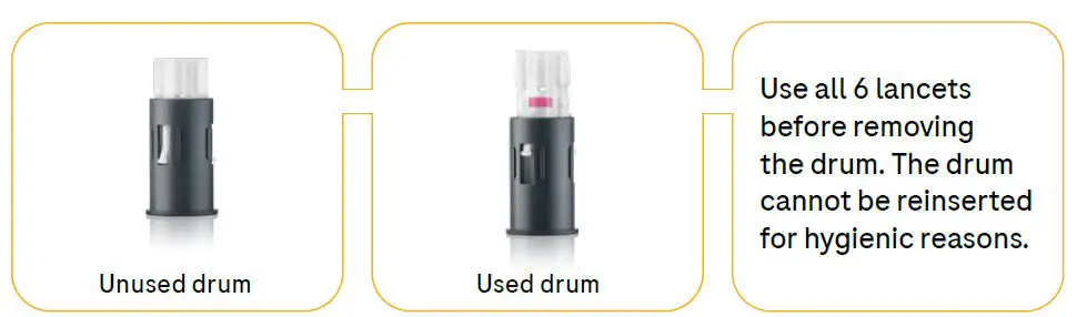 ACCU-CHEK 22326902 FastClix Lancing Device for Diabetic Blood Glucose Testing FIG 6