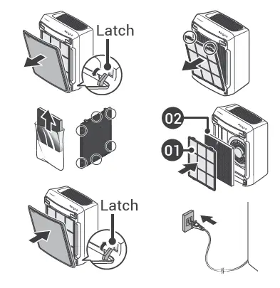WINIX 9800 Air Purifier FIG 5