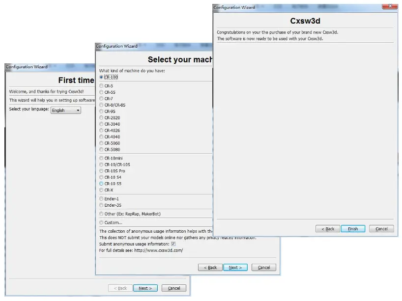 Ender-3 3D Printer - language