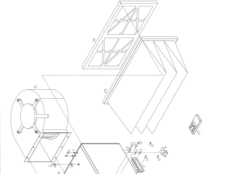 GENERAL Air Filtration 10-1000 - Diagrams 1