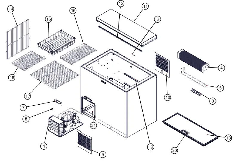 Perlick FR36 FR Series Glass Mug Frosters FIG 15
