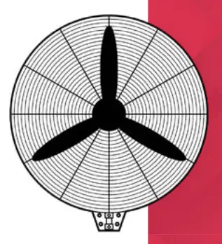 DIMPLEX DCWF75MB 75cm High Velocity Wall Fan -