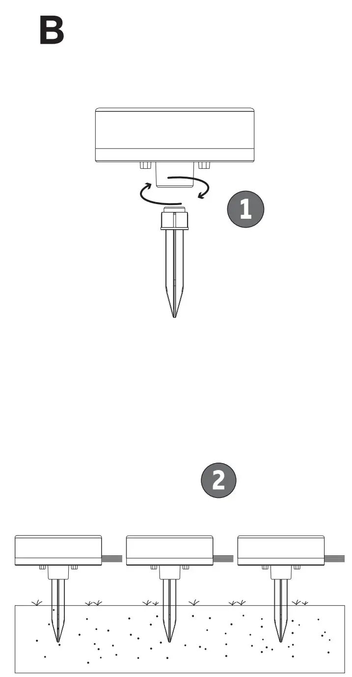 CALEX 910181 Smart Outdoor Ground Spot RGB and Warm Light - Figure 7