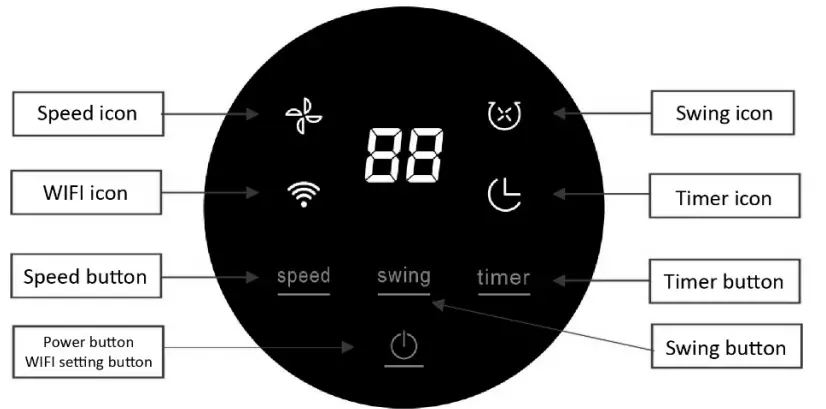 Goldair-GPWF120-35cm-Electronic-Wall-Fan-4