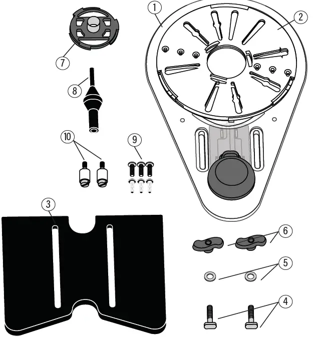 MILESCRAFT 1224 Edge&MortiseGuide Universal Router 1