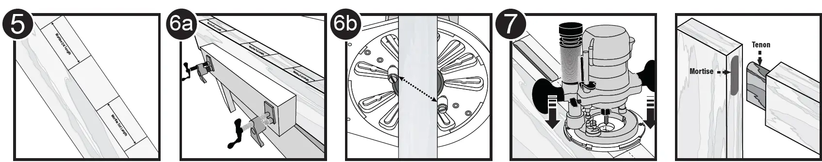 MILESCRAFT 1224 Edge&MortiseGuide Universal Router 9